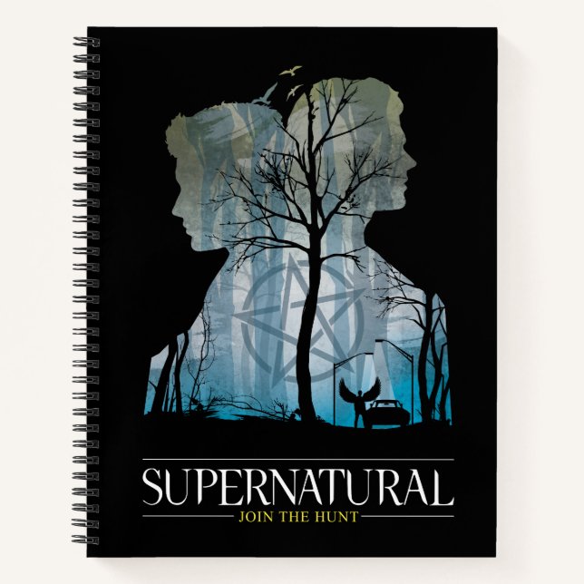 Supernatural Winchester Bros Forest Graphic Notebook (Front)