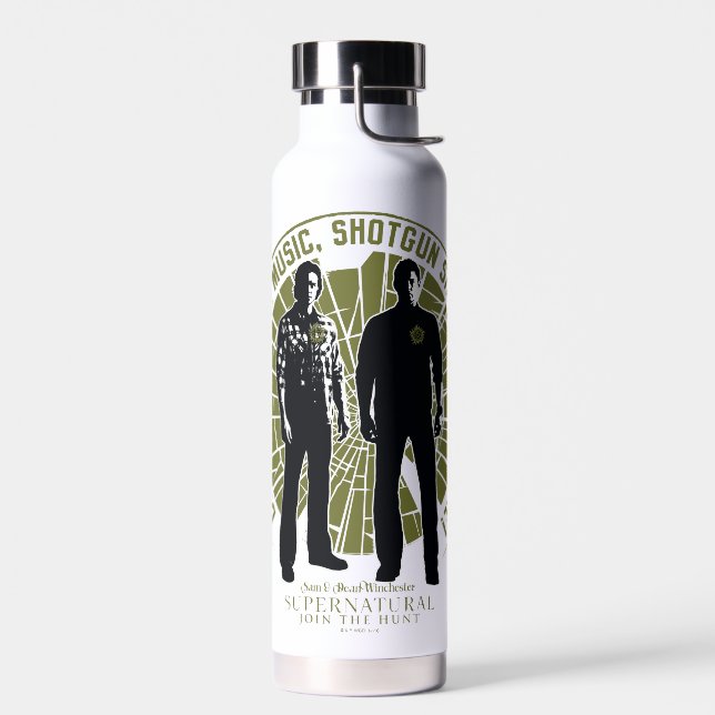 Supernatural Winchester Brothers "Shotgun" Water Bottle (Left)