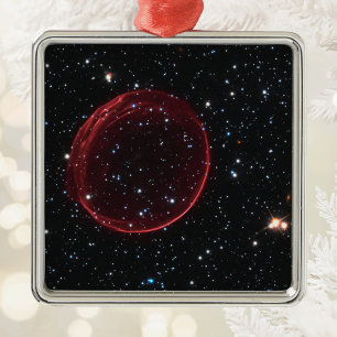 Supernova Bubble Photo Metal Tree Decoration