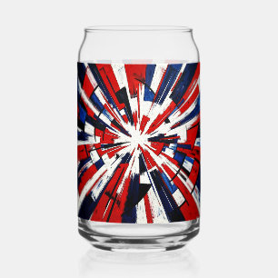 Supernova Pop – Abstract Geometric Explosion Can Glass