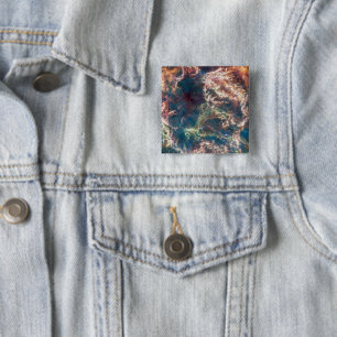 Supernova Remnant Cassiopeia A. 15 Cm Square Badge