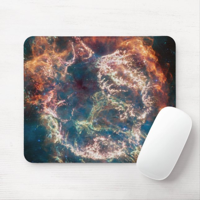 Supernova Remnant Cassiopeia A. Mouse Pad (With Mouse)
