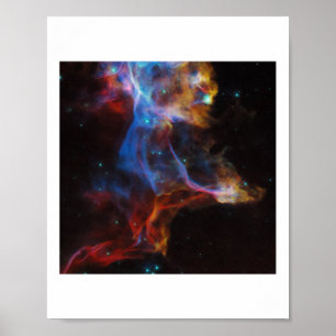 Supernova Remnant The Veil Nebula Sticker  Poster