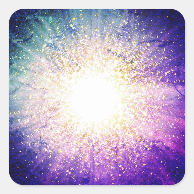 Supernova Square Sticker (Front)