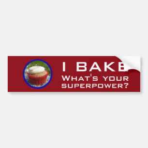 Superpower (Cupcake) Bumper Sticker