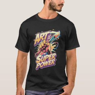 Superpower Painter Art Paint Palette Sketching for T-Shirt
