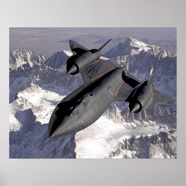 Supersonic Fighter Jet Poster (Front)