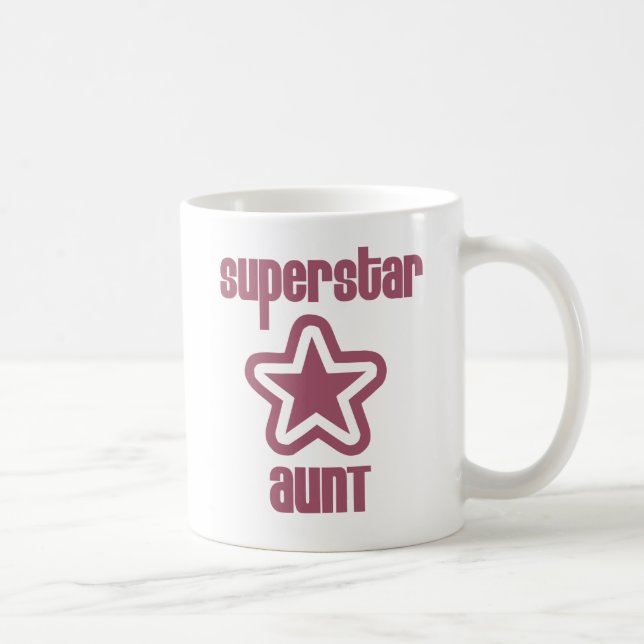 Superstar Aunt Coffee Mug (Right)