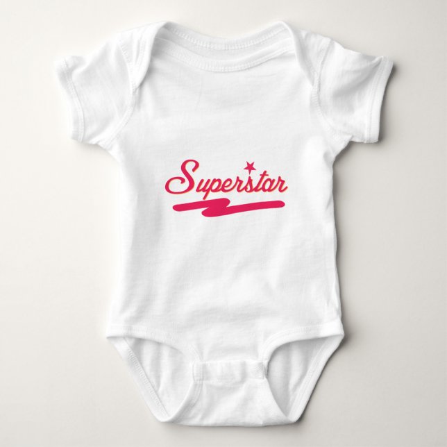 Superstar Baby Bodysuit (Front)