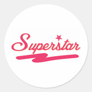Superstar Classic Round Sticker