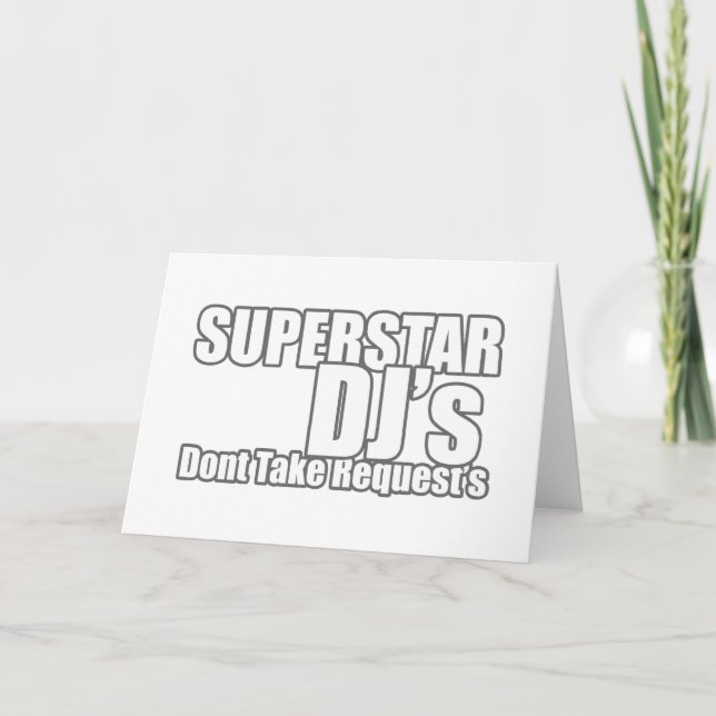 Superstar DJ Card (Front)