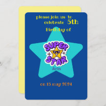 superstar kids birthday