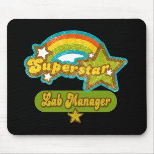 Superstar Lab Manager Mouse Pad