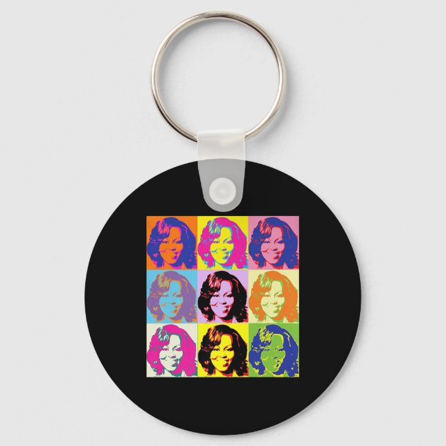 Superstar Michelle Premium  Key Ring (Front)
