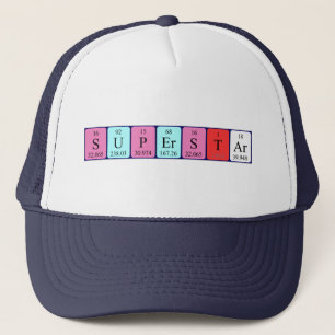Superstar periodic table name hat