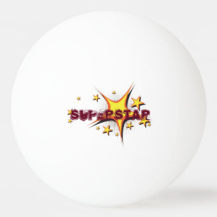 Superstar ping pong ball