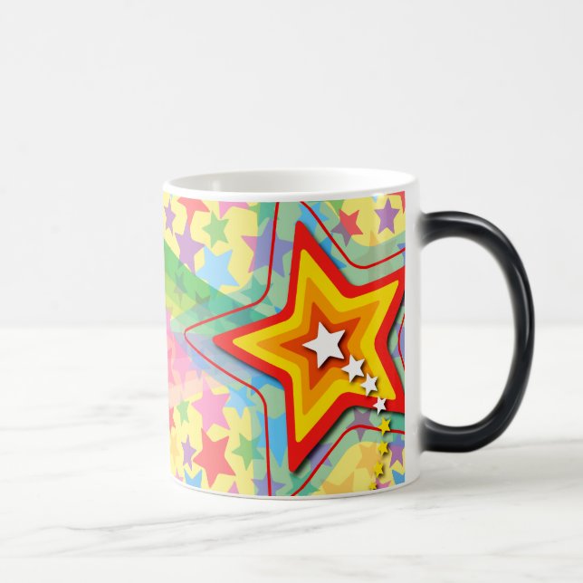 Superstar Rainbow Colourful Custom Gift Mug (Right)