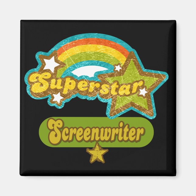 Superstar Screenwriter Magnet (Front)