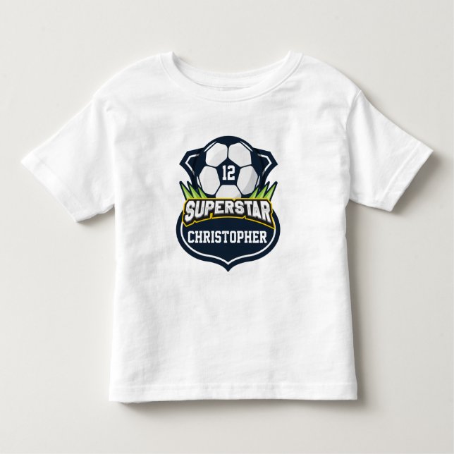 Superstar Soccer Kids Toddler T-Shirt (Front)