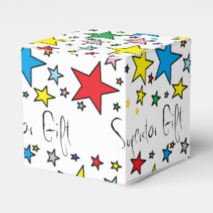 Superstar Stars Happy Pattern Paper Favour Gift Bo Box