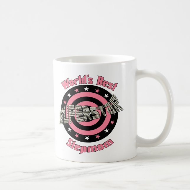 Superstar Stepmom in Pink Coffee Mug (Right)