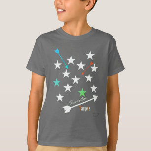 Superstar Targets Stars Arrows Funky T-Shirt