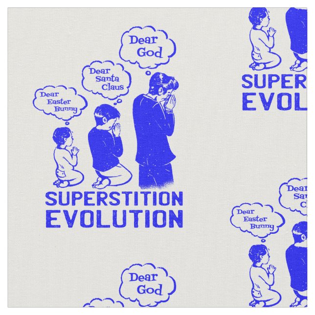 superstition evolution funny fabric (Close Up)