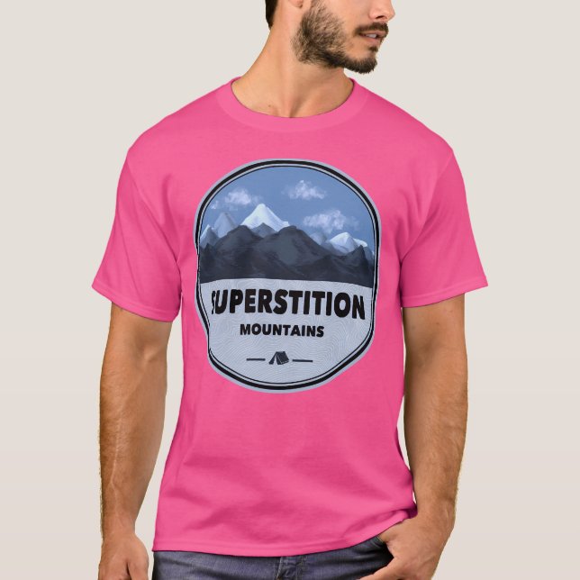 Superstition Mountains Arizona Camping Active T-Shirt (Front)