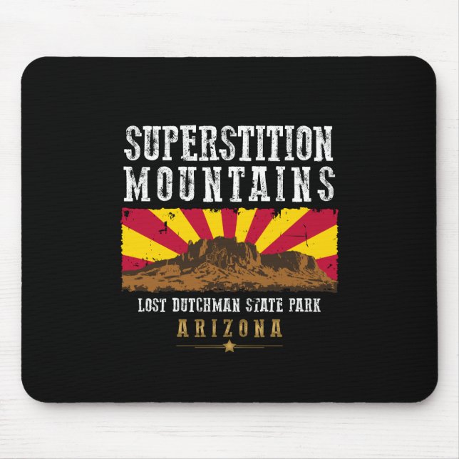 SUPERSTITION MOUNTAINS ARIZONA MOUSE PAD (Front)