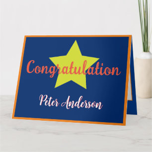 Superstrar Congratilation Card