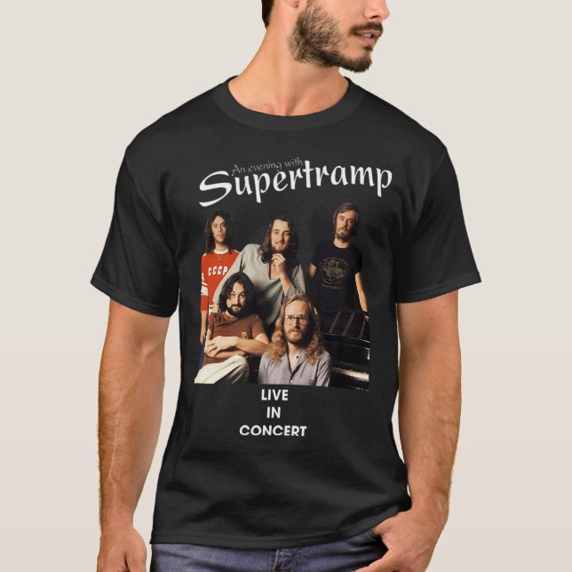 Supertramp Live In Concert T-Shirt (Front)
