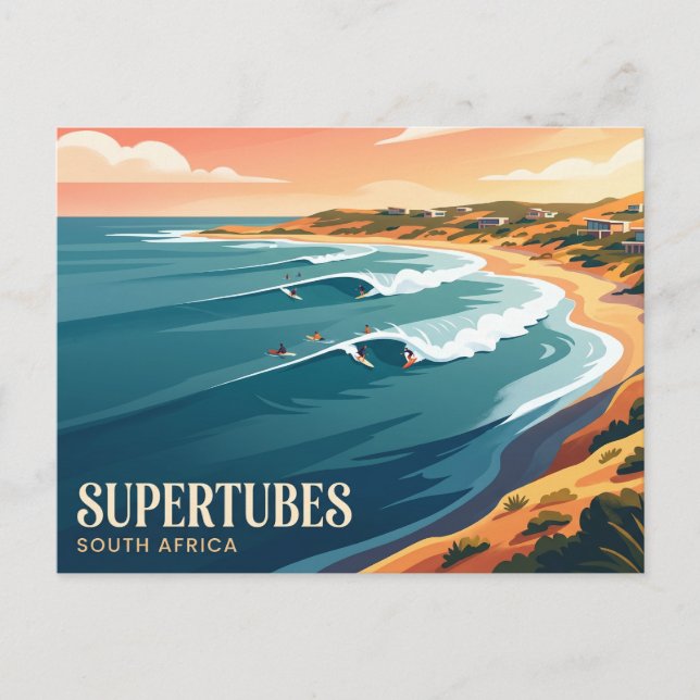 Supertubes South Africa Postcard (Front)