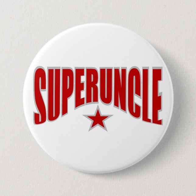 SUPERUNCLE button - customisable (Front)