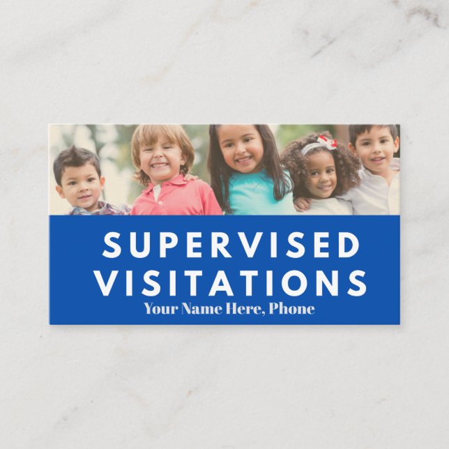 Supervised Visitations Business Card (Front)