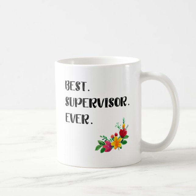 Supervisor Appreciation Thank You Gift Idea Coffee Mug (Right)