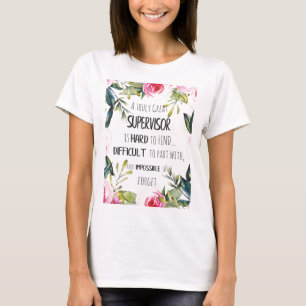 Supervisor Appreciation Thank you Quote Boss T-Shirt