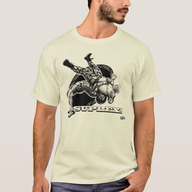 Suplex! pro wrestling shirt (Front)