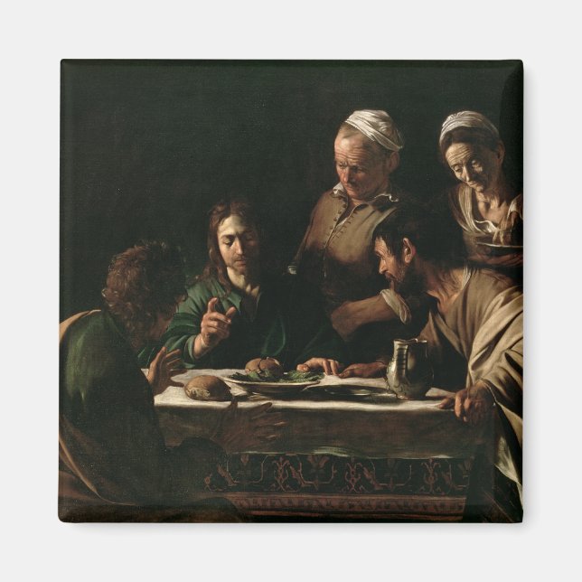 Supper at Emmaus, 1606 Magnet (Front)