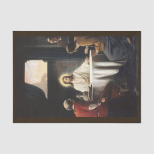 Supper at Emmaus by Carl Bloch Tissue Paper