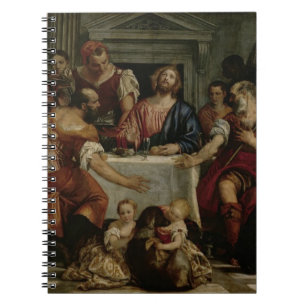 Supper at Emmaus (oil on canvas) Notebook