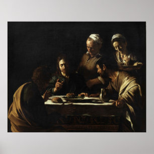 Supper at Emmaus Poster