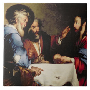 Supper at Emmaus Tile