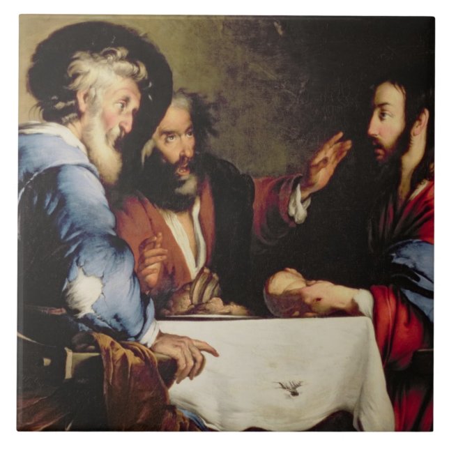 Supper at Emmaus Tile (Front)