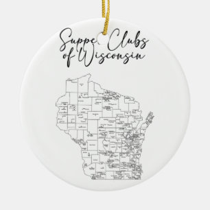 Supper Club Ceramic Tree Decoration