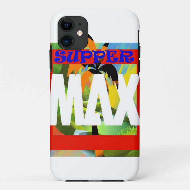 Supper Max Case-Mate iPhone Case (Back)