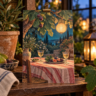 Supper under the Fig Tree Art Print