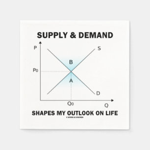 Supply Demand Shapes My Outlook On Life Econ Humou Napkin
