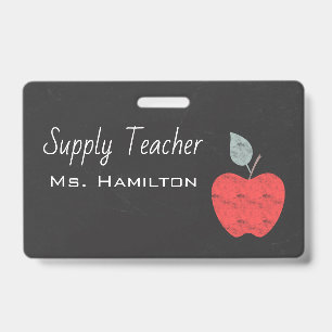 Supply Teachers Apple Business Personalised ID Badge