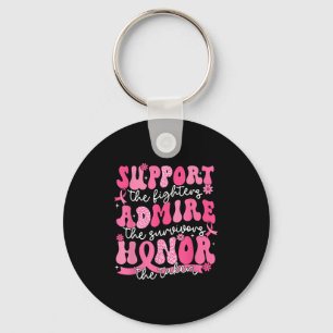 Support Admire Honour Breast Cancer Awareness Warr Key Ring