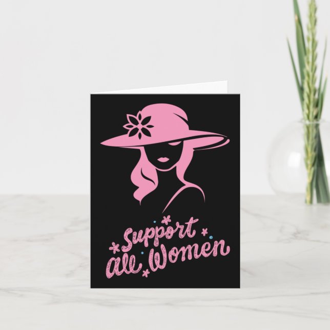 Support All Women  Card (Front)